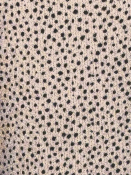 Adrianna Papell Light Pink Dotted Long-Sleeve Tunic - Picture 3 of 8